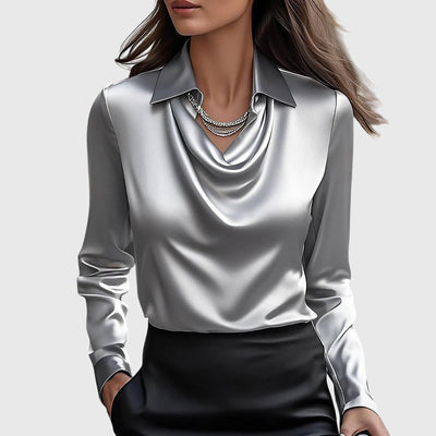 Naomi | Elegant Satin Blouse