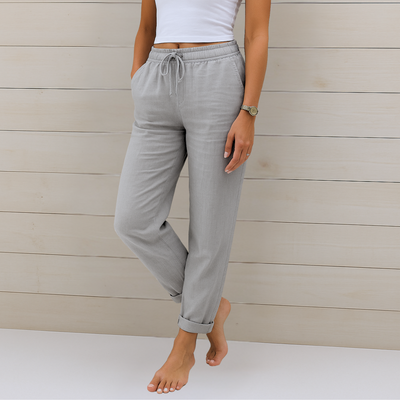 Maylora | Premium Breathable Linen Stretch Trousers