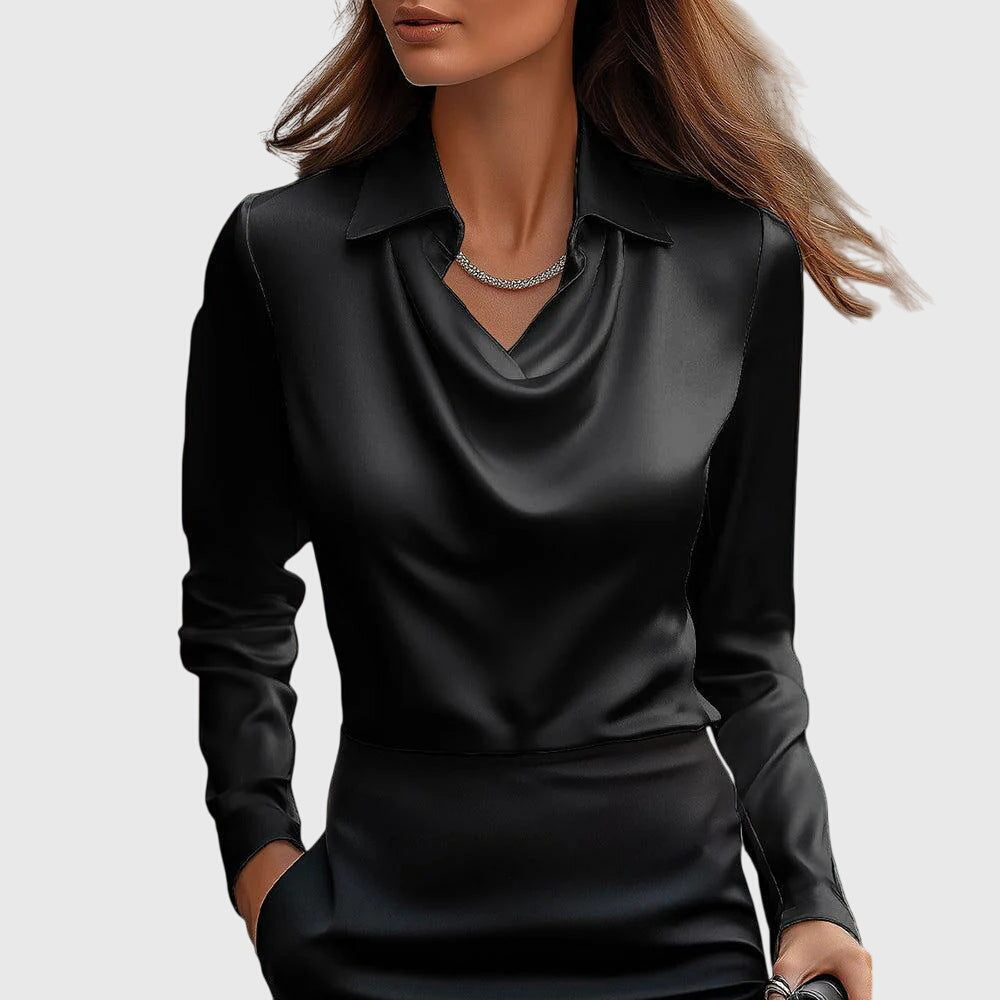 Naomi | Elegant Satin Blouse