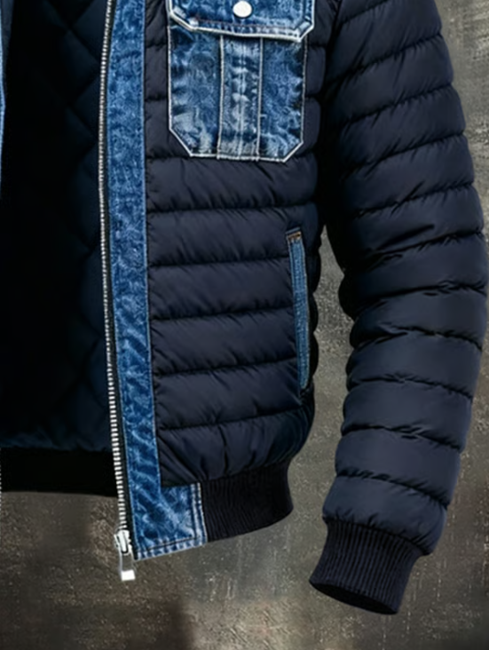 Fraser | Hybird Denim Quilted Jacket