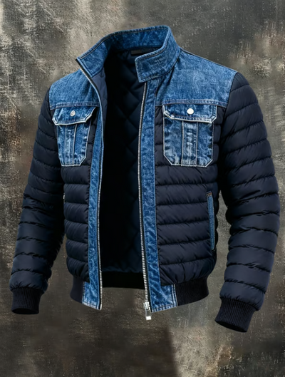 Fraser | Hybird Denim Quilted Jacket